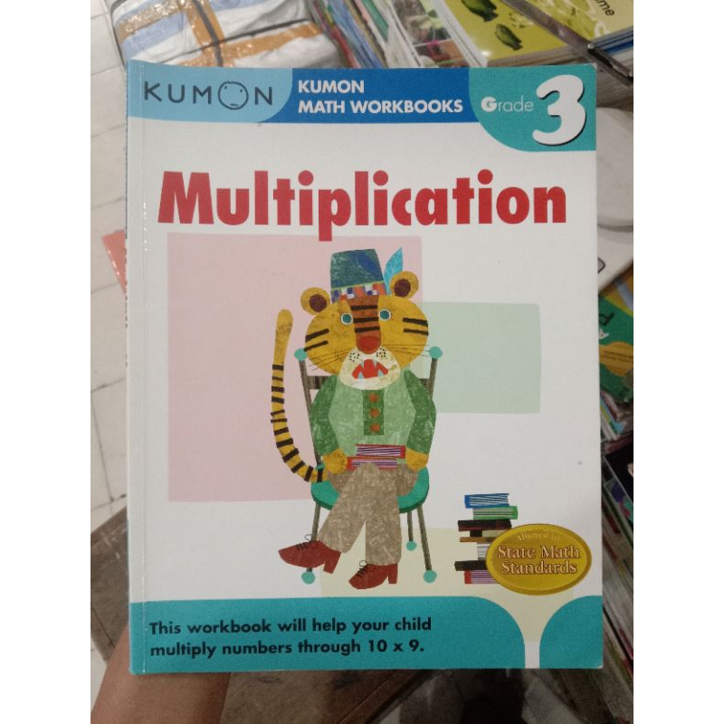 Kumon Math Multiplication 3.Workbook.