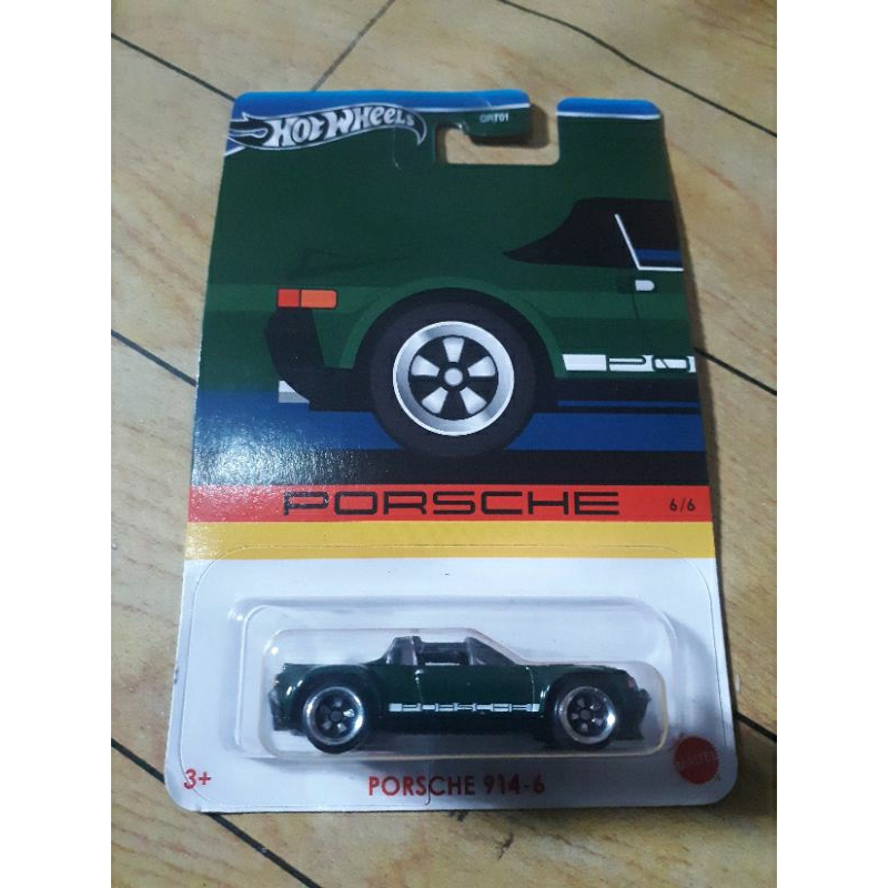 hot wheels porsche 911 turbo 3.6 tooned dan porsche 914.6 hijau ( chase)