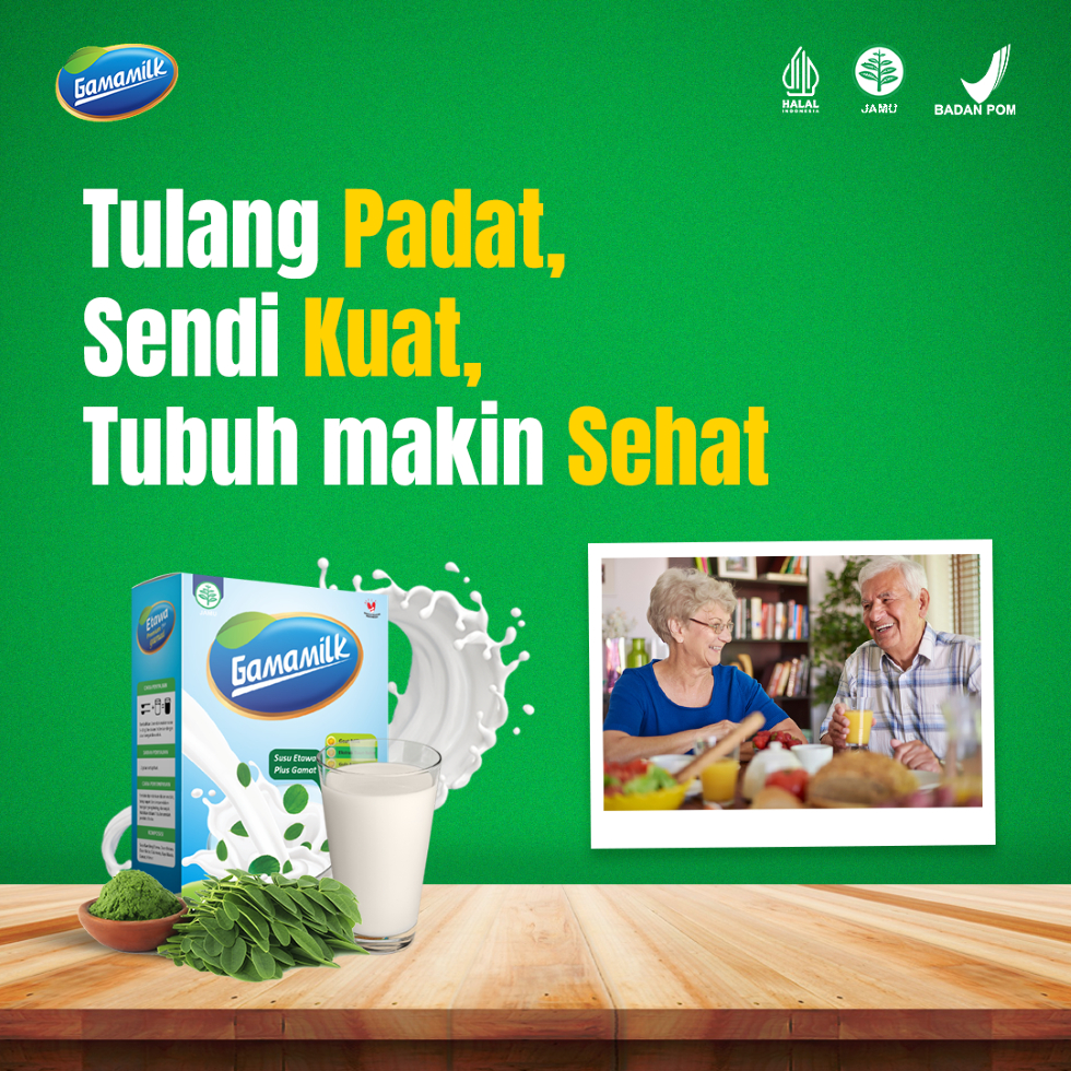 

GAMAMILK - Susu Etawa Ekstrak Gamat Mengatasi Osteophorosis dan Pengeroposan Tulang