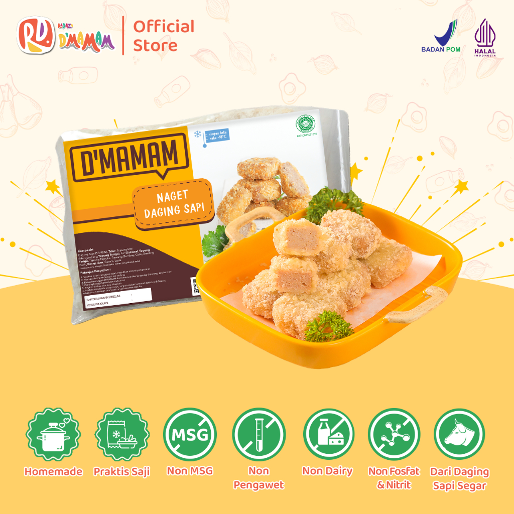 

Dmamam Nugget Daging Sapi MPASI anti gtm