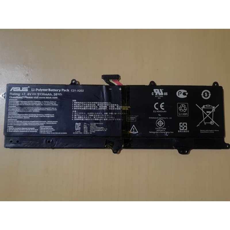 baterai asus x201e second