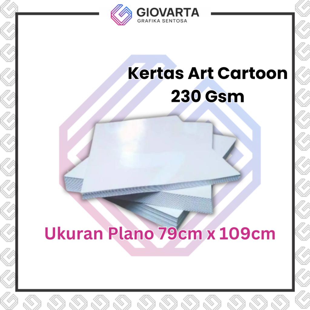 

Kertas Art Cartoon 230 Gsm Ukuran Plano 79cm x 109cm