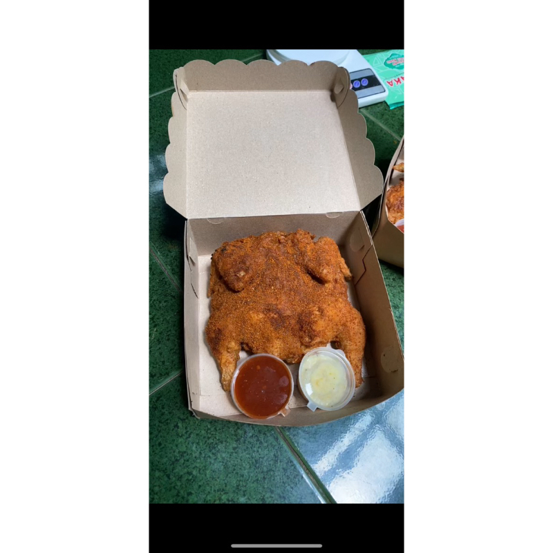 

frozen flying chicken