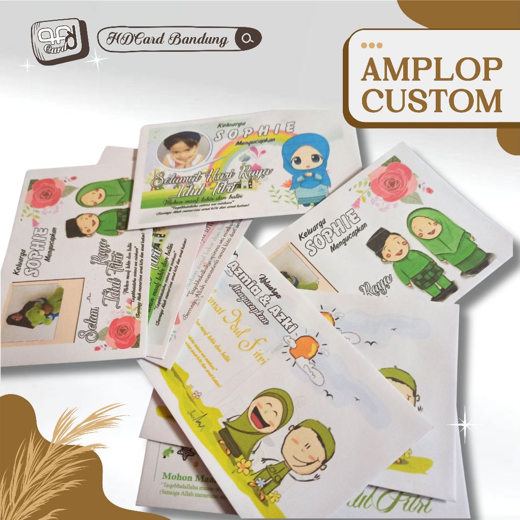

Amplop Lebaran Custom - THR Lebaran 1 Pack isi 10 pcs