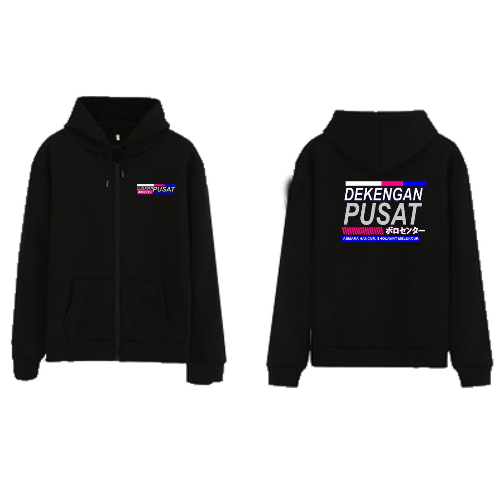 Jaket Zipper dekengan pusat asmara hancur sholawat meluncur