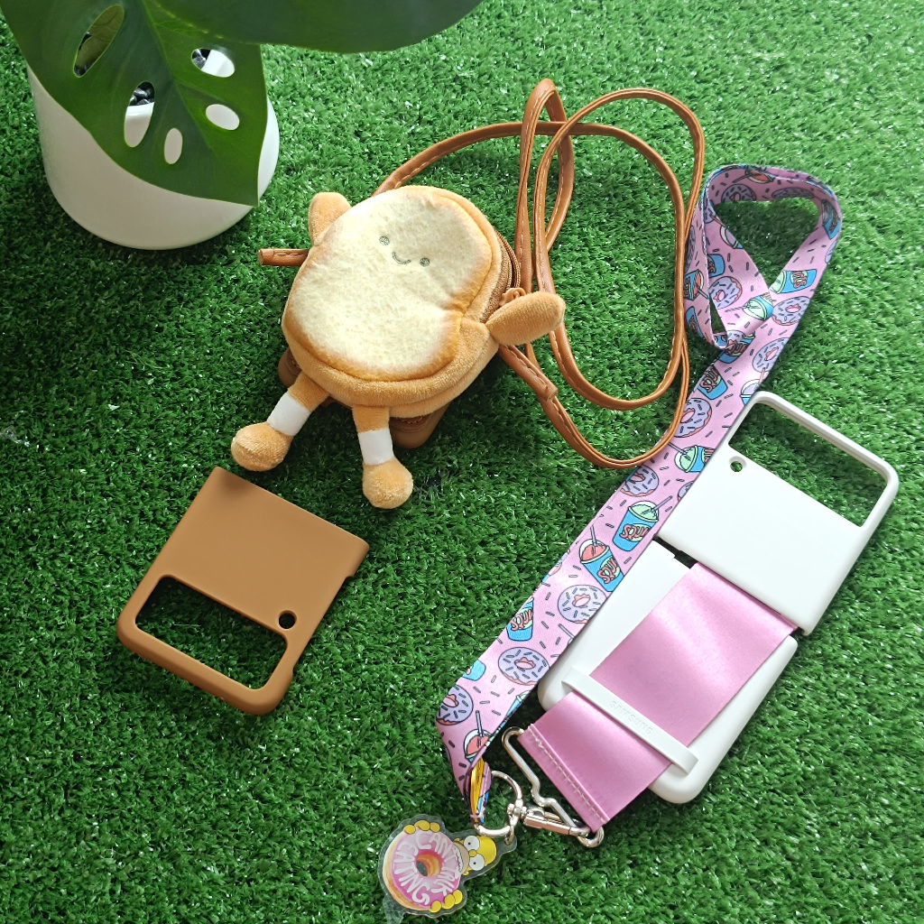 Casing Second for Samsung Galaxy Z flip 3 The Simpsons Donut Fashion