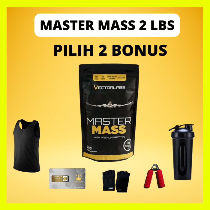 Vectorlabs Master Protein Susu Mass 2 lbs 900 gram Susu Whey Protein Gainer DARENSGOWN