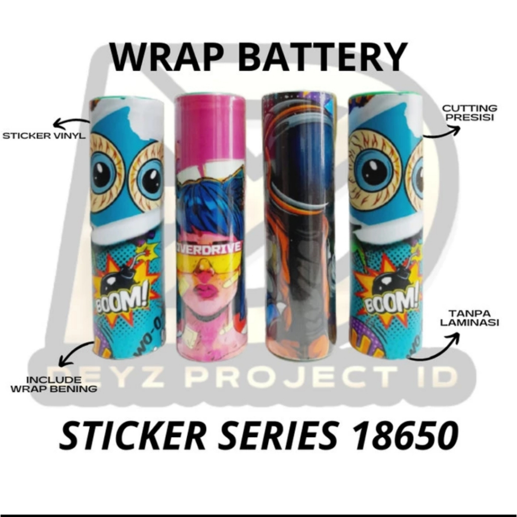 

Rhesus - Sticker Batrei + Plastik Wrap Gambar Kartun