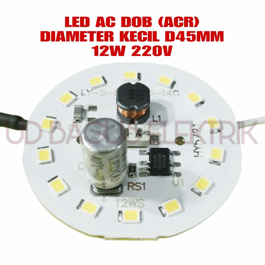 PCB LED AC ACR 12W PCB KECIL 220V DIAMETER 45MM PCB LED AC AIGIS 12W 220V DOB