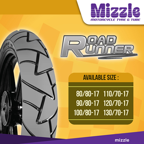 Ban Motor MIZZLE Road Runner 130/70-17 (Tubeless)