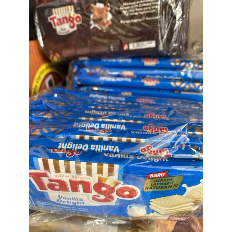 

Wafer Tango - Rasa Vanilla & Cokelat (ISI 10bks)