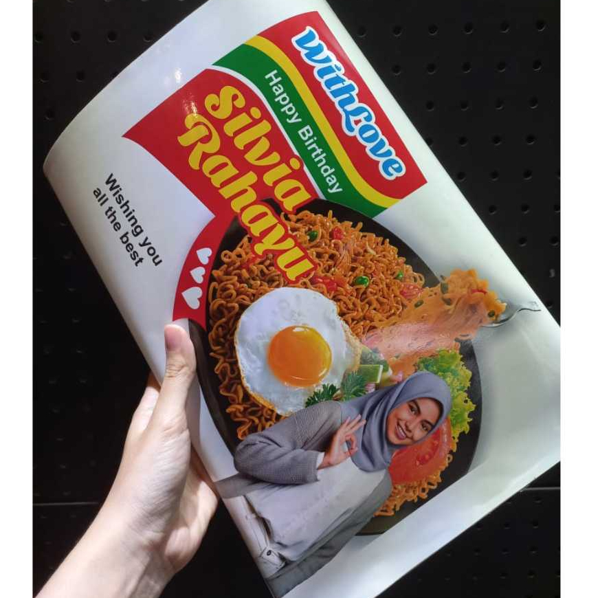 

BUNGKUS KADO CUSTOM PARODY MIE GORENG MIE KUAH IND OMI - KADO PACAR VIRAL LUCU CUTE FUNNY - kd_idm