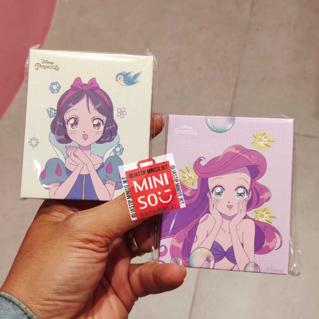 

MINISO Stitcky Notes DISNEY Manga Princess 50 Sheets (6x8cm) Snow White / Ariel
