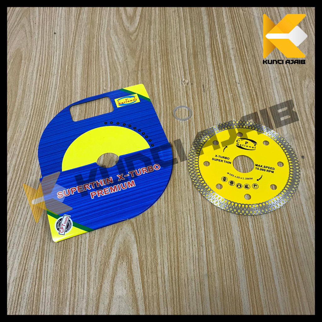 CPT NATIONAL Diamond Wheel TURBO X Pisau Potong Keramik Granit Marmer