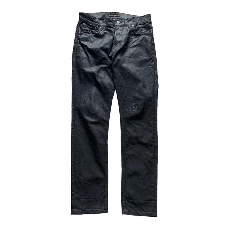 Nudie jeans black coated