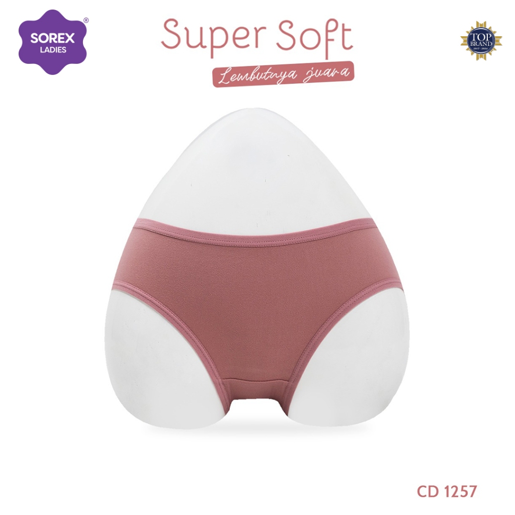 (6pcs) CD dewasa celana dalam perempuan Sorex CD Basic Mini Wanita Super Soft Lembut Nyaman Dipakai 