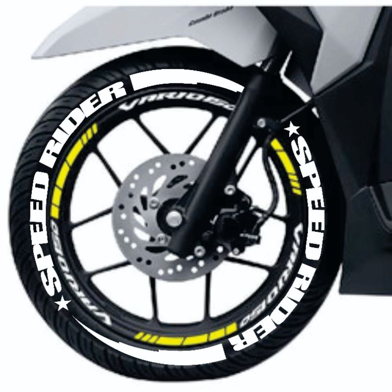 stiker ban motor, tire bomb "speed rider"
