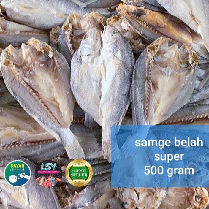 

Bonus ikan asin samge belah 5gram