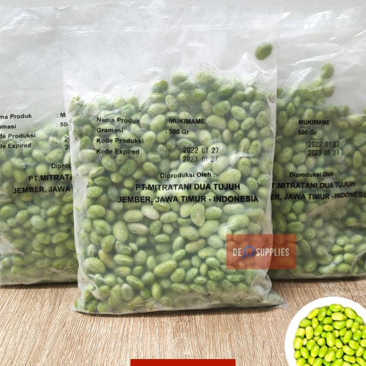 

KI3 Mukimame 5gr Kacang Edamame Kupas Pipil Cemilan Kedelai Jepang