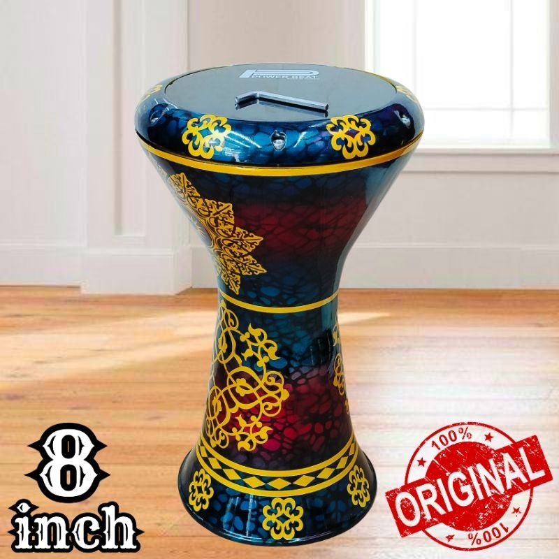 Darbuka Aluminium Ukuran 8 inch Berkualitas free Kunci L Bisa COD