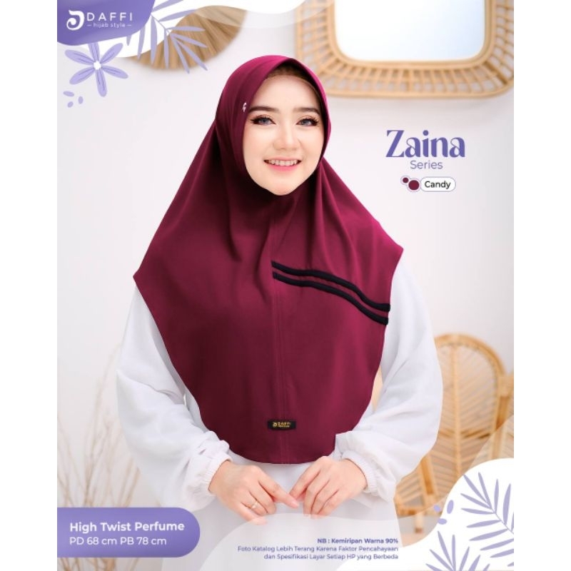 JILBAB INSTAN ZAINA DAFFI HIJAB ORI TERBARU