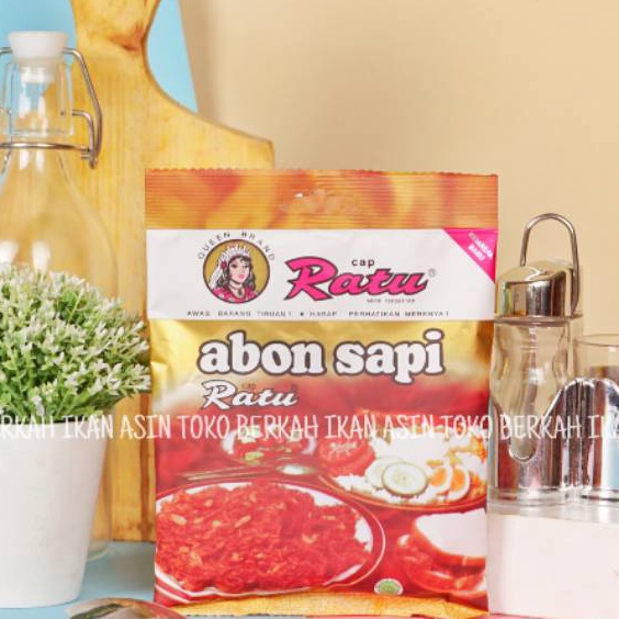 

Grosir Abon Sapi Cap Ratu 1 Bungkus 9gr