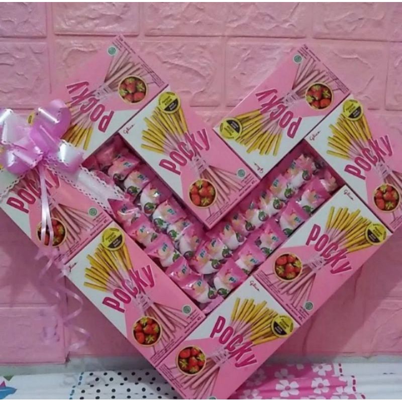 

(COD) BUKET LOVE NEXTAR,POCKY/ TERMURAH/FREE YUPI/ BUKET HADIAH ULTAH DLL/ READY