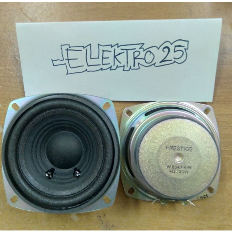 I SPEAKER ACR WOOFER 4 inch W 8347 KH PRESTIGE MAGNET KECIL Laris