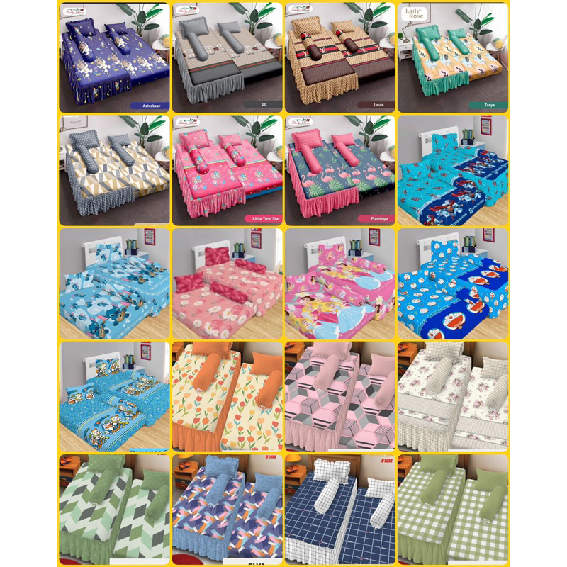 Sprei 2in1 Lady Rose dan kintakun