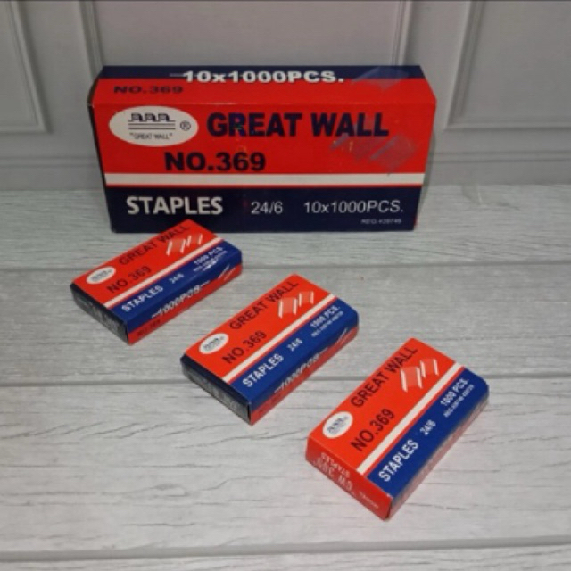 

ISI STAPLES GREAT WALL BESAR NO.369 ORIGINAL