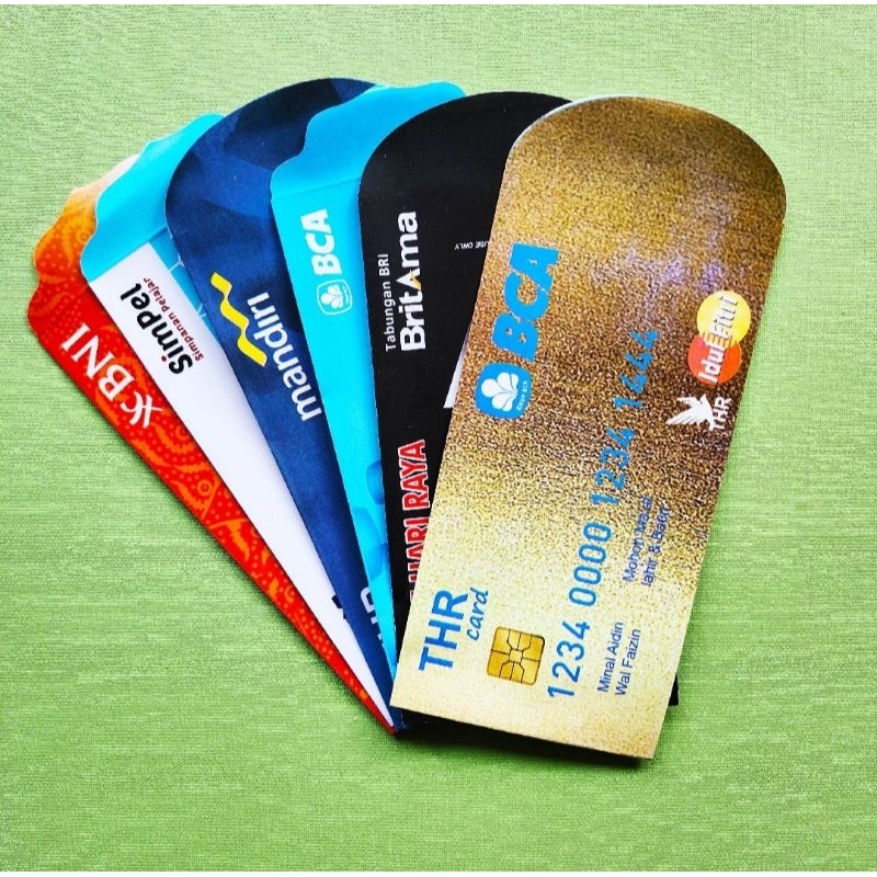 

[ 10pcs ] Ampau lebaran Karakter ATM Ukuran Besar