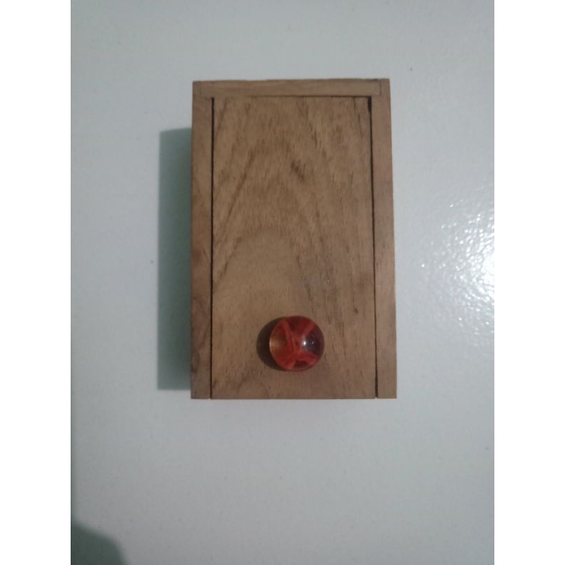 Kelereng Jadul/lawas Warna Merah Malaka