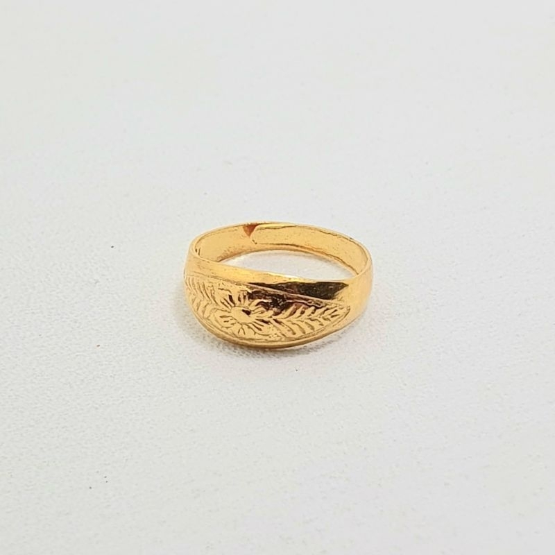 Cincin Bayi Emas Muda Model Bangkok 1/2 Gram