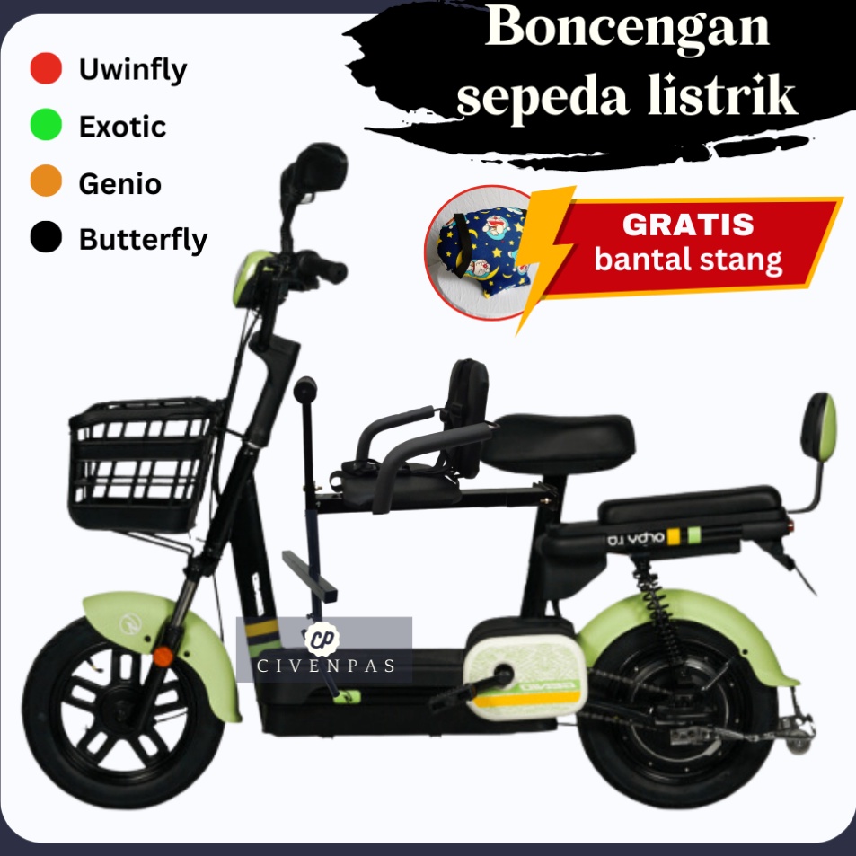 Boncengan Anak Sepeda Listrik Boncengan Sepeda Listrik Boncengan Sepeda Listrik Anak Depan