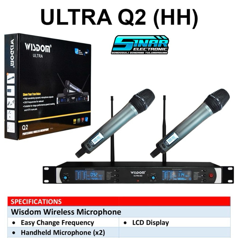 MIC WIRELESS WISDOM ULTRA Q2 MICROPHON WISDOM ORIGINAL