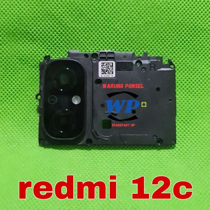 PENUTUP MESIN KACA KAMERA REDMI 12C ORI COPOTAN  NORMAL