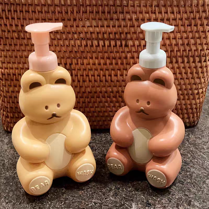 BEAR BOTTLE DISPENSER (500ML)/Bear Bottle/Botol Sabun Lucu Beruang/Botol Sabun Korea/Botol Estetik/B