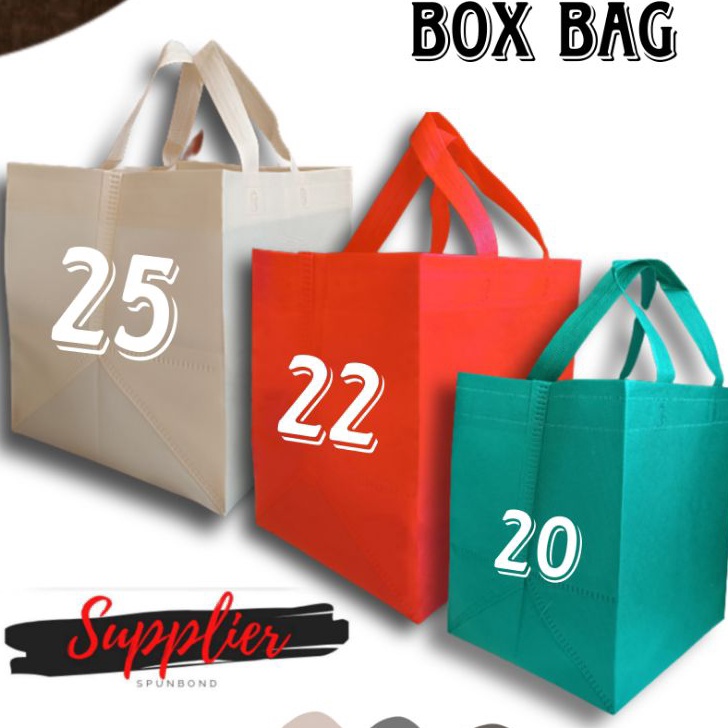 

Dapatkan diskon spesial sekarang goodie bag 22x24 spunbond tinggi 28cm standing 12pcs