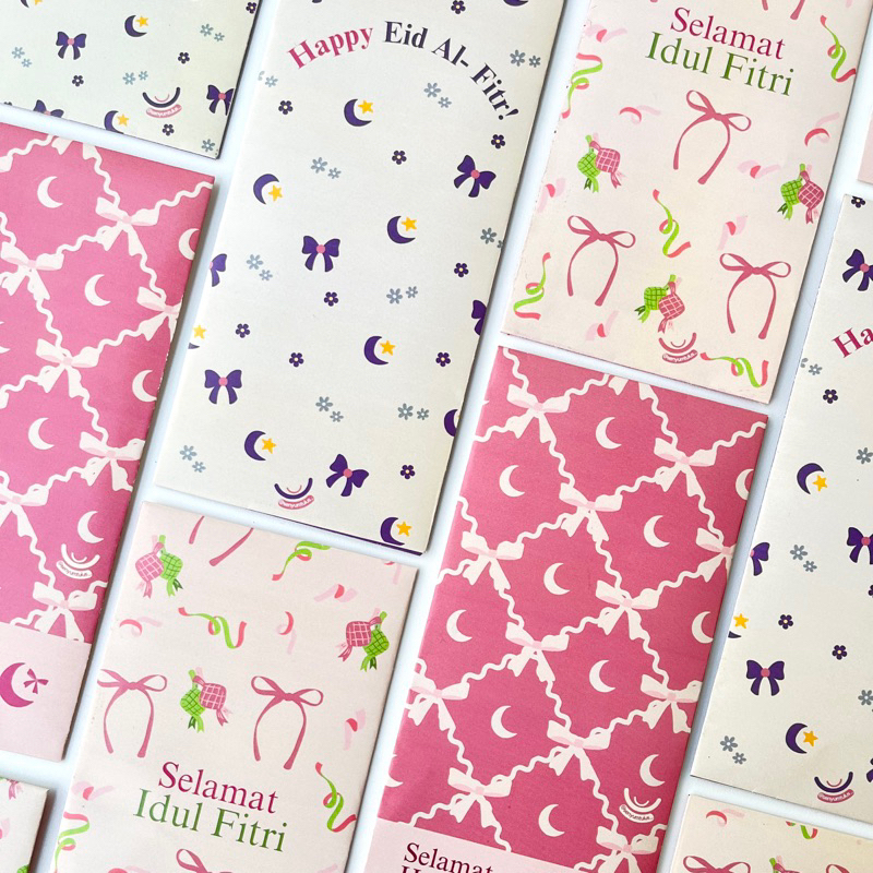 

[Pre Order] Amplop Lebaran Aesthetic Ribbon Series [by Senyum Tulus]