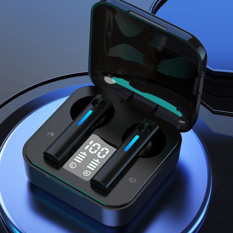rw Headset Bluetooth TWS T13 V5 LED Smart Dispay Readystock