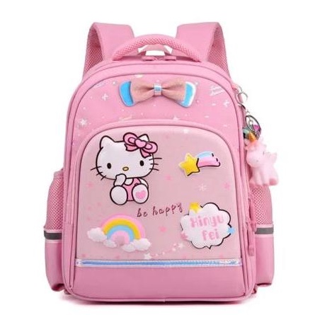 1111 MALL GGS Hello Kitty Tas Sekolah Anakanak Kartun Siswa Sekolah Dasar Tas Anak Perempuan Kelas B