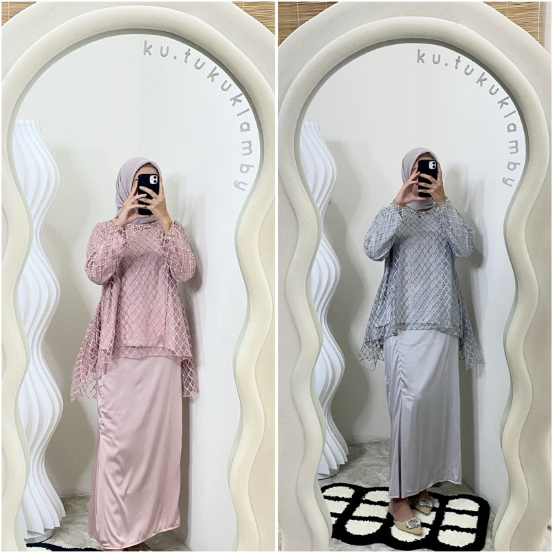 READY AKIRA ONESET BAJU + ROK / Oneset Kondangan / Oneset Pesta - ku.tukuklamby