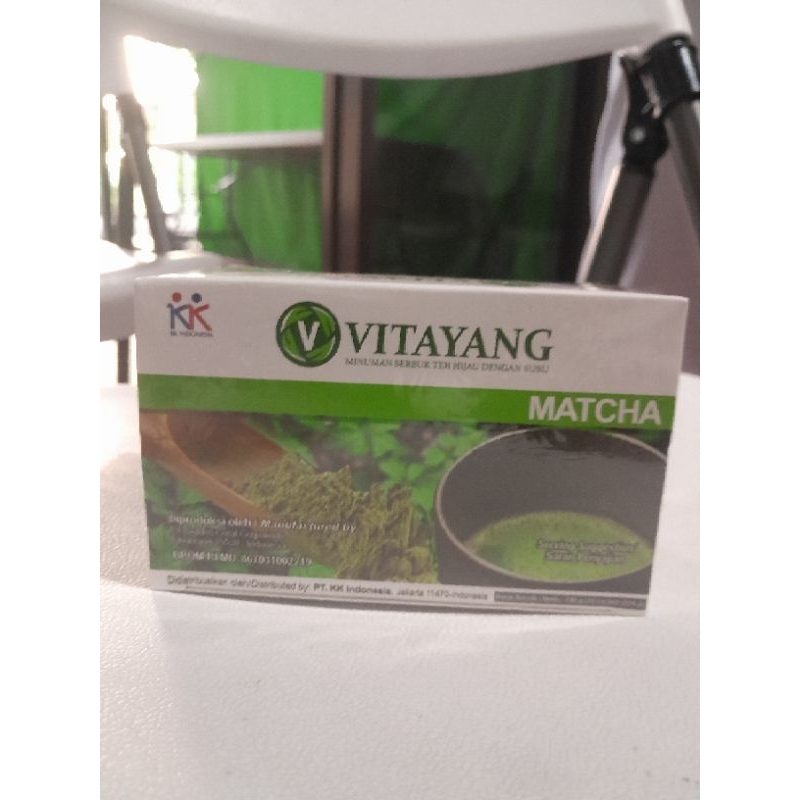 

Vitayang (minuman serbuk teh hijau dengan susu)