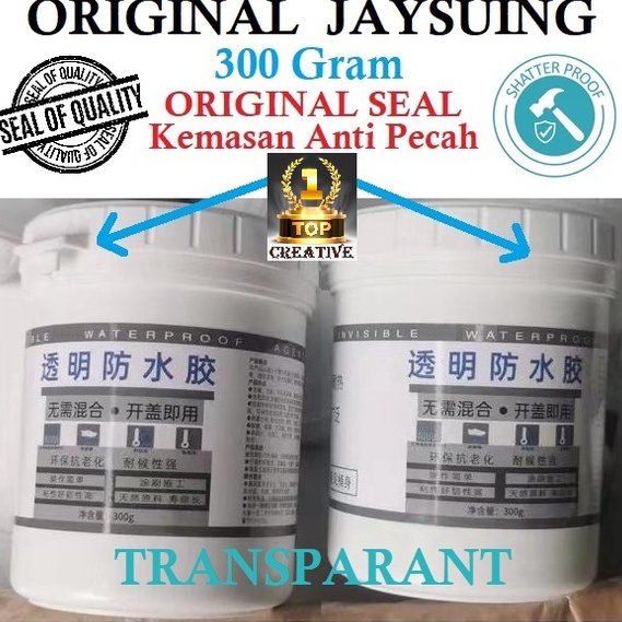 Big Deal Jaysuing lem transparant ANTI BOCOR KAMAR MANDI KERAMIK KOLAM transparant JAYSUING WATERPRO