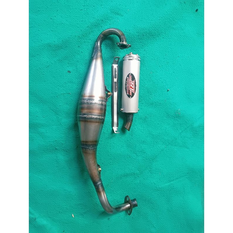 Knalpot matic 2 tak Yamaha Glide 100, Sanex ,CPI Hussar, SF50 QJ50 venus malika husar QJ50