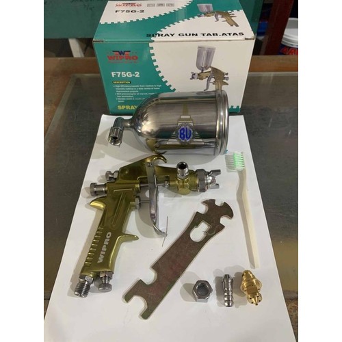 Spray Gun Wipro F75G-2 Spoit Sped Tabung Atas F 75 G Semprotan Cat