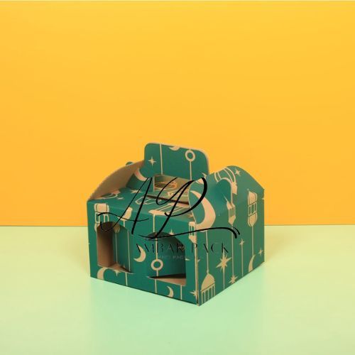 

(10 pcs) dus toples jar kue kering 500ml isi 4 kardus die cut tenteng box hantaran cookies lebaran idul fitri eid mubarak