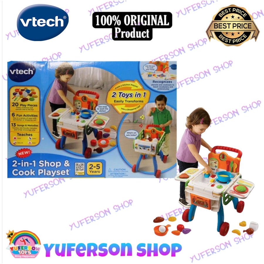 Vtech V-tech 2-in-1 Shop & Cook Playset