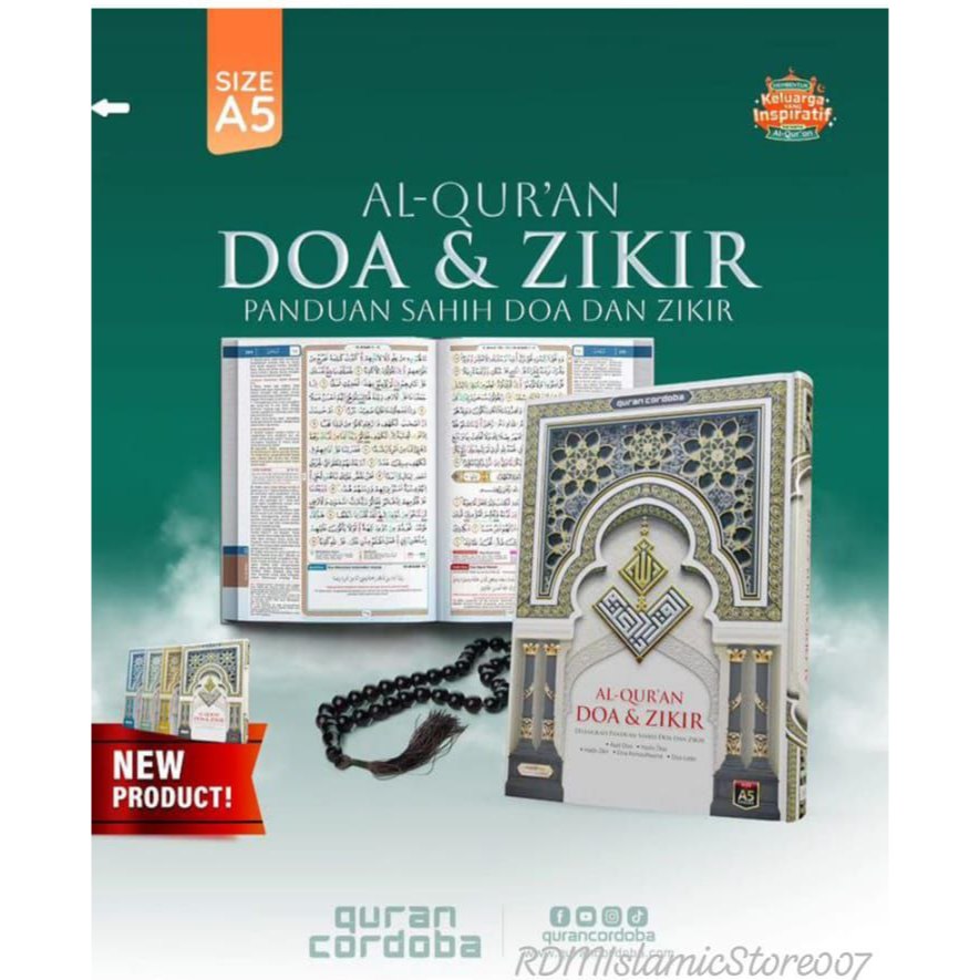 

AL QURAN DOA DAN DZIKIR - Dilengkapi Ayat Doá , Hadis Doá, Doá Asmaulhusna , dan Transliterasi. - CORDOBA - karmedia