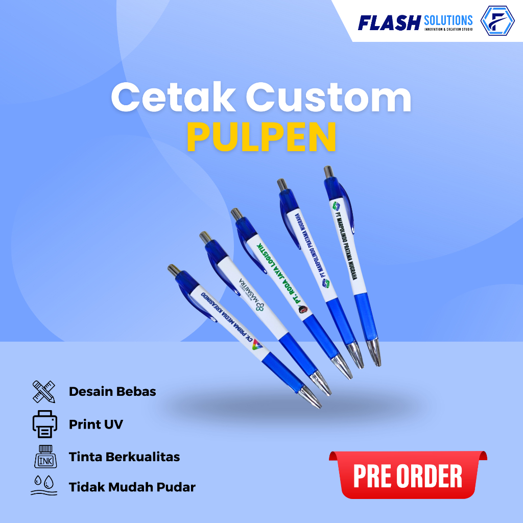 

Custom Cetak Pulpen/ Print Pulpen